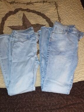 Old Navy Light Blue Kids Leggings Jeans - 2 Pack